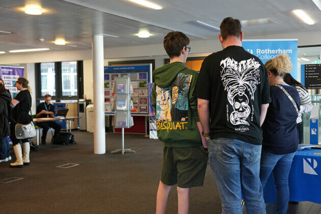 An open event at Rotherham College