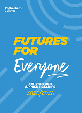 Rotherham College Course Guide 25-26 cover