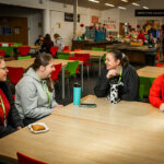 Students in the Dearne Valley College canteen