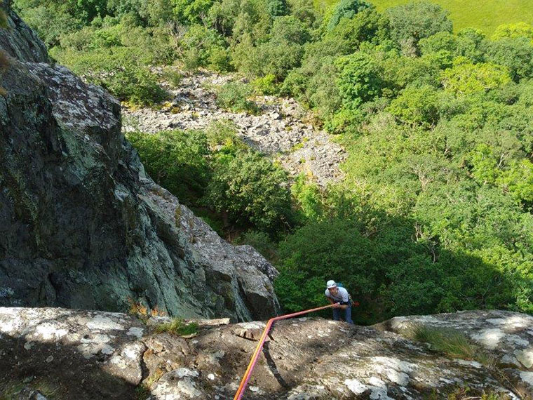 Greg Bristol - Abseiling