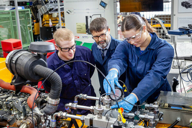 National Fluid Power Centre students