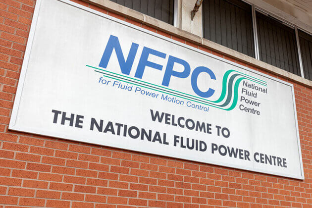 National Fluid Power Centre outdoor signage