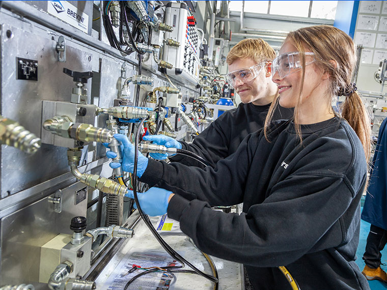 National Fluid Power Centre students