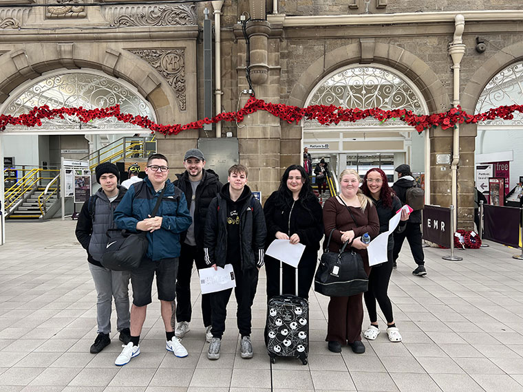 Students at the Association of Colleges (AoC) Annual Conference and Exhibition