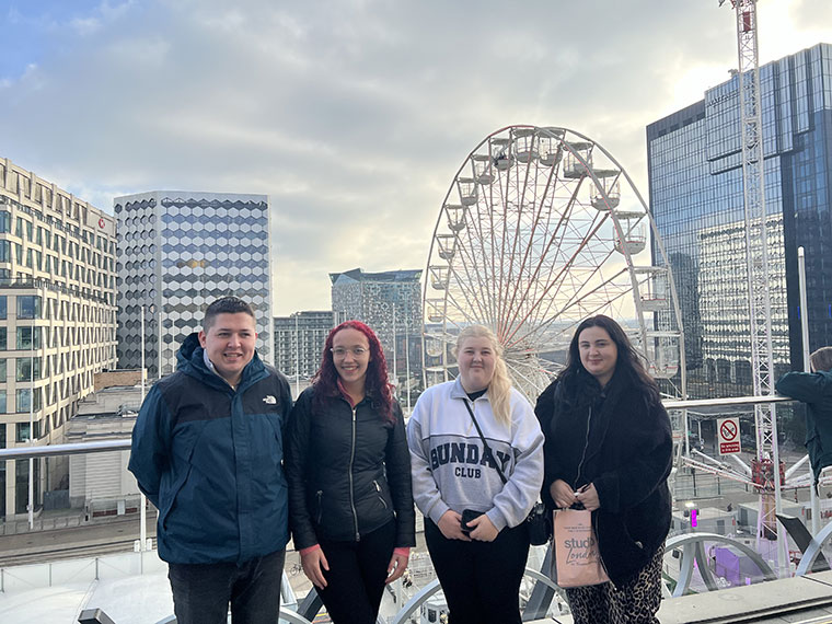 Students at the Association of Colleges (AoC) Annual Conference and Exhibition