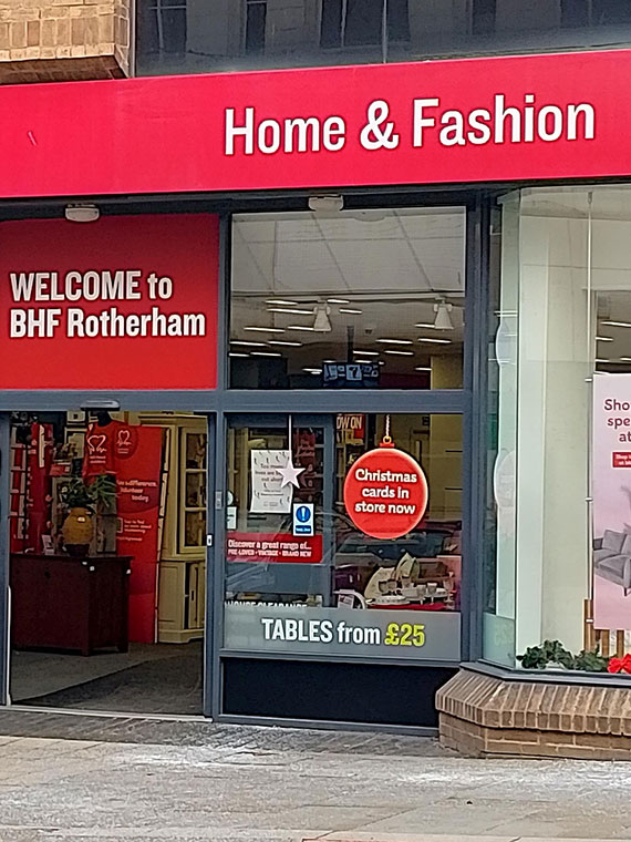 Rotherham BHF Shop