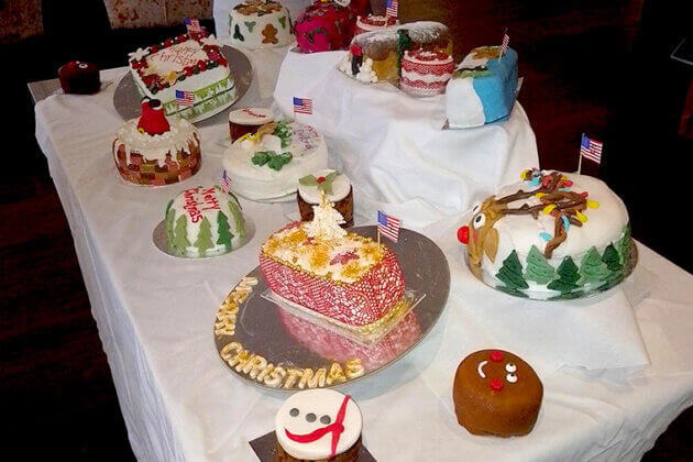 Christmas cakes baked and decorated by RNN Group learners