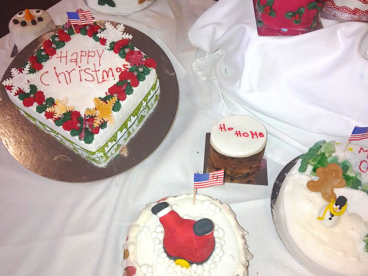 Christmas cakes baked and decorated by RNN Group learners