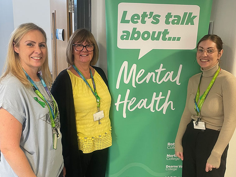 Three of the Group's Mental Health First Aiders