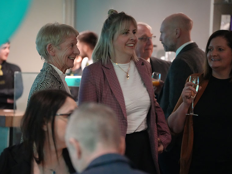 People chatting at The Wharncliffe during the RNN Group's Annual Apprenticeship Awards 2025